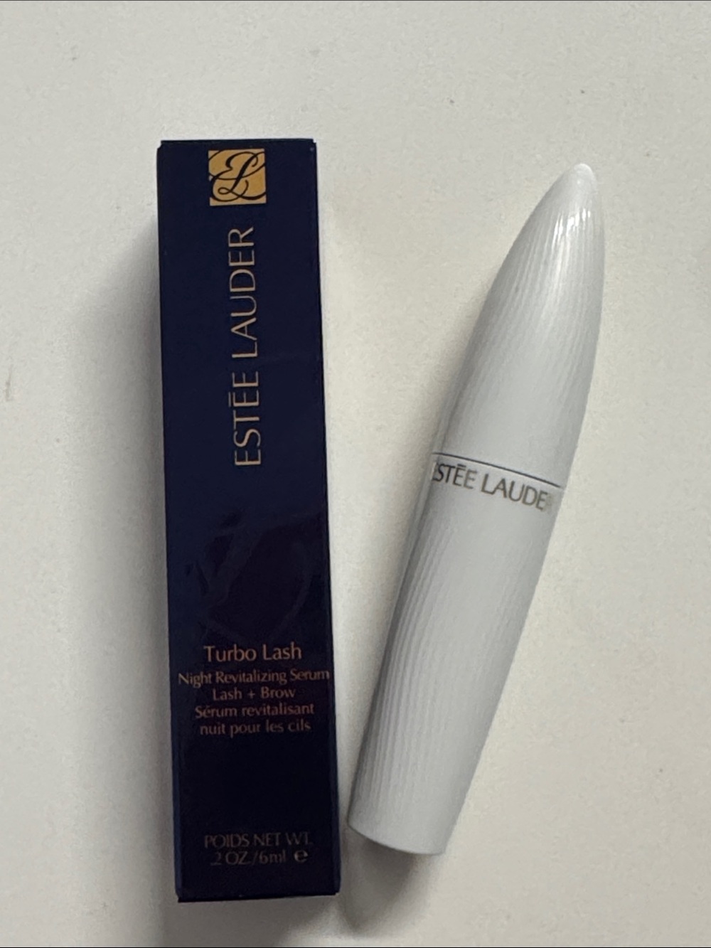 Estee Lauder Turbo Lash Serum - White and Navy Blue